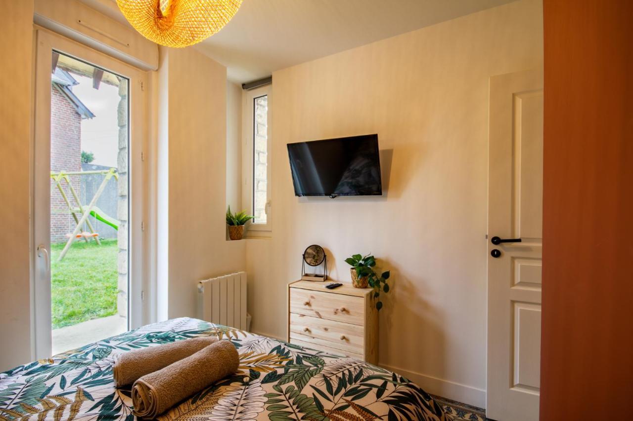 Suite Jungle - Jardin, Netflix Et Parking - Le Manoir Aux Pommes Orbec Exterior foto